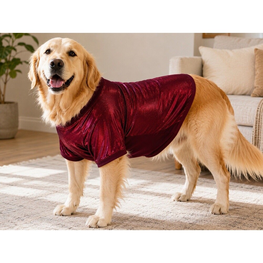 Large NFL Dog Jersey Burgundy New Without Tags
